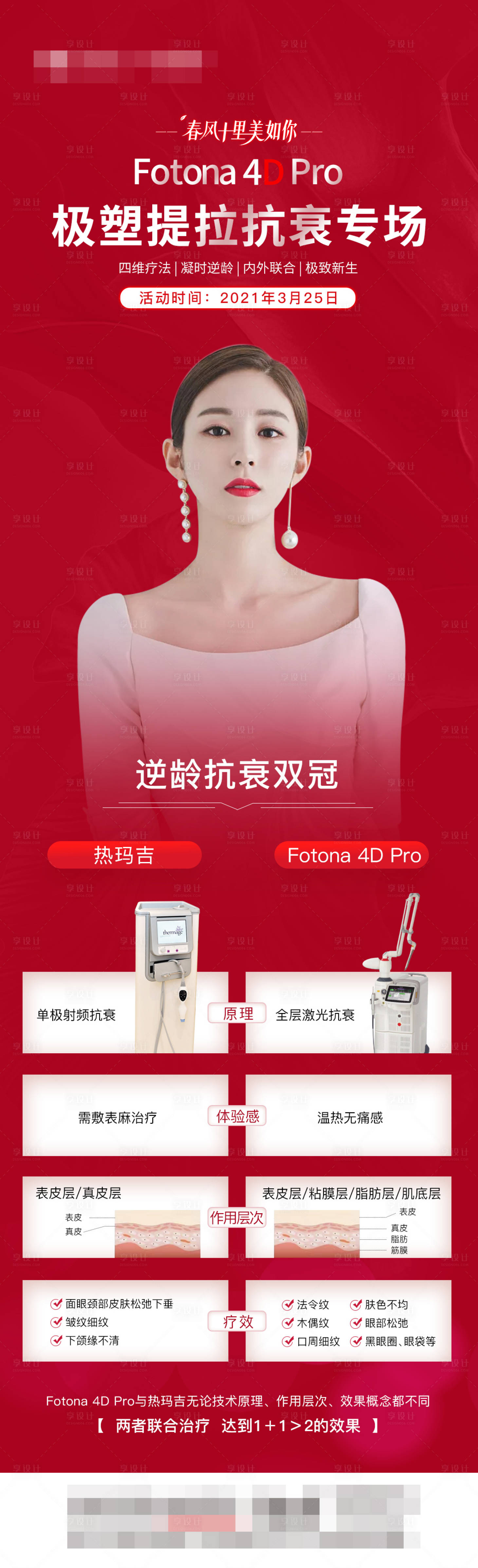 源文件下载【享设计】搜索编号：86180007563736066【医美FOTONA4D抗衰海报】
