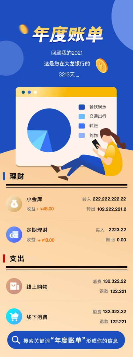 源文件下载【互联网企业年度账单】编号：60980007509082053