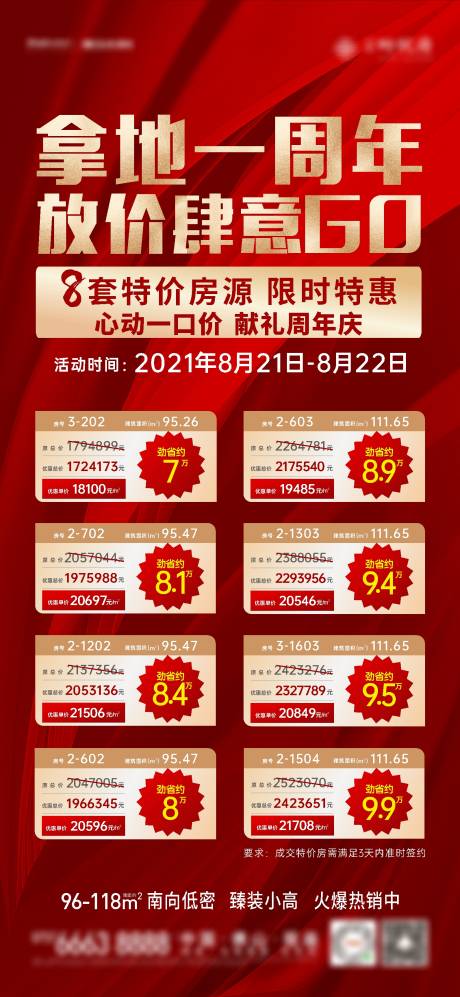 源文件下载【地产红色房源海报 】编号：79760007819115911