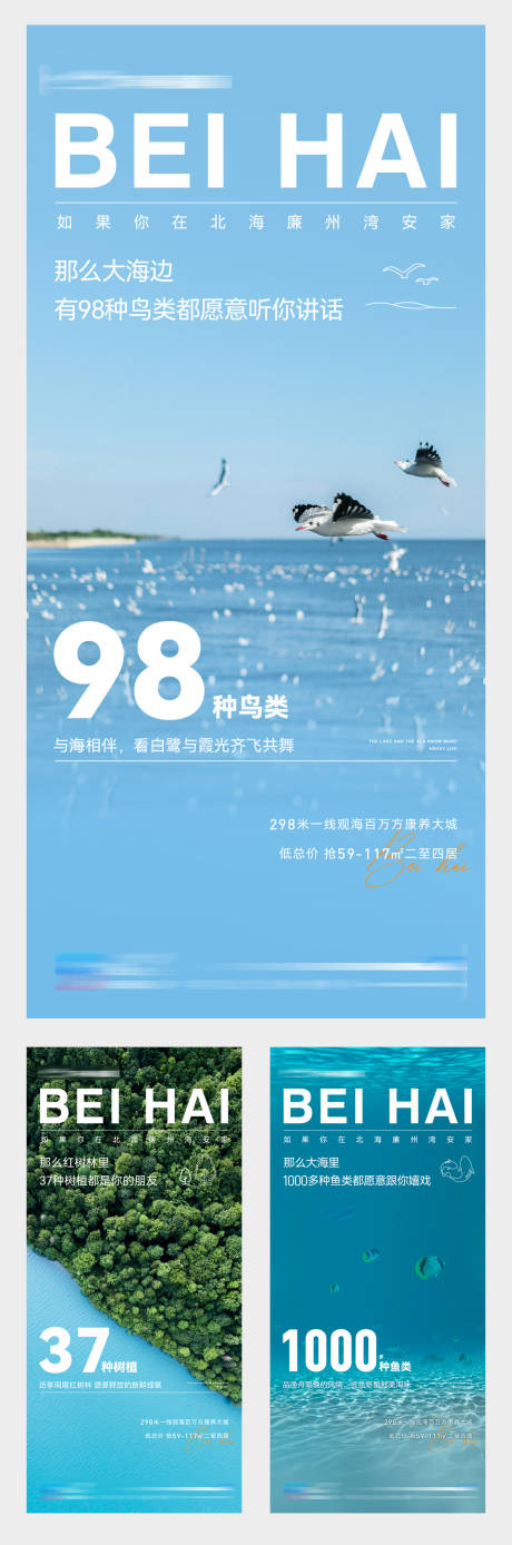编号：20211207163517101【享设计】源文件下载-地产湖景价值点系列海报