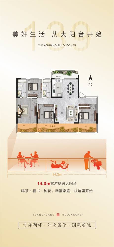 源文件下载【享设计】搜索编号：58470007863331502【地产户型价值点海报】