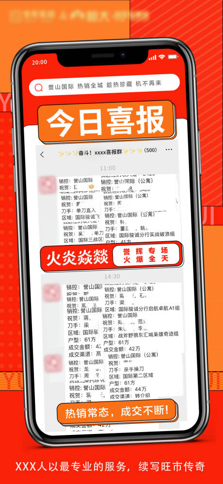 源文件下载【地产今日喜报海报】编号：61560007648597313