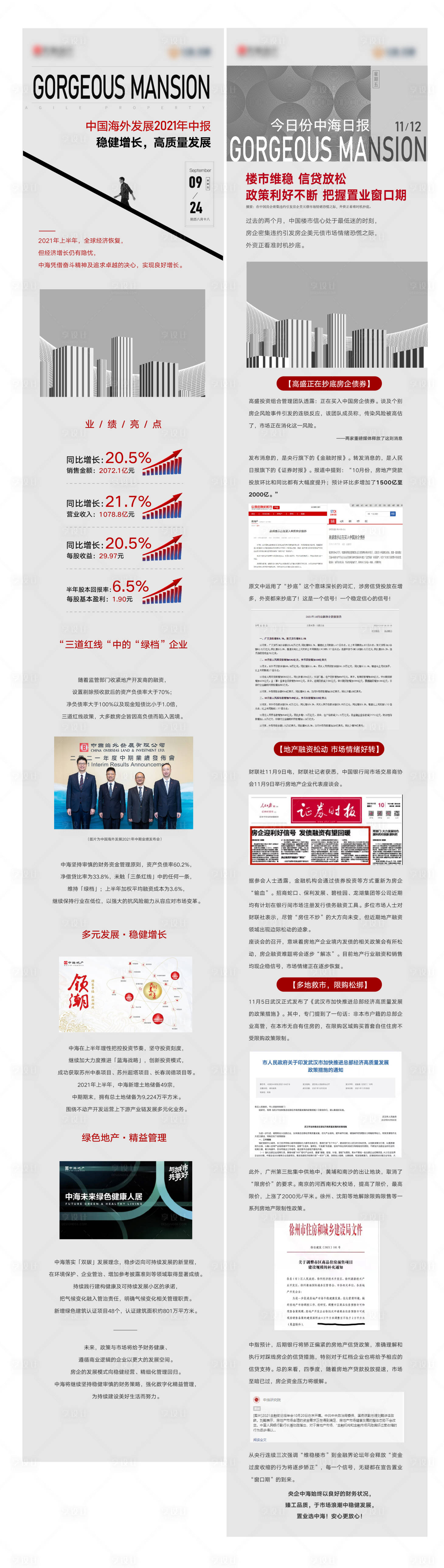 源文件下載【享設計】搜索編號：78280007462989372【海外發展日報系列長圖海報】