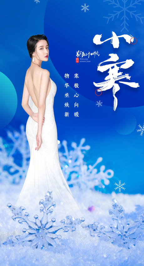 源文件下载【小寒医美海报】编号：36900007725896266