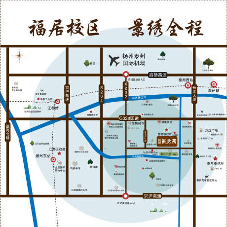 源文件下载【地产区位图海报】编号：42500007738188529
