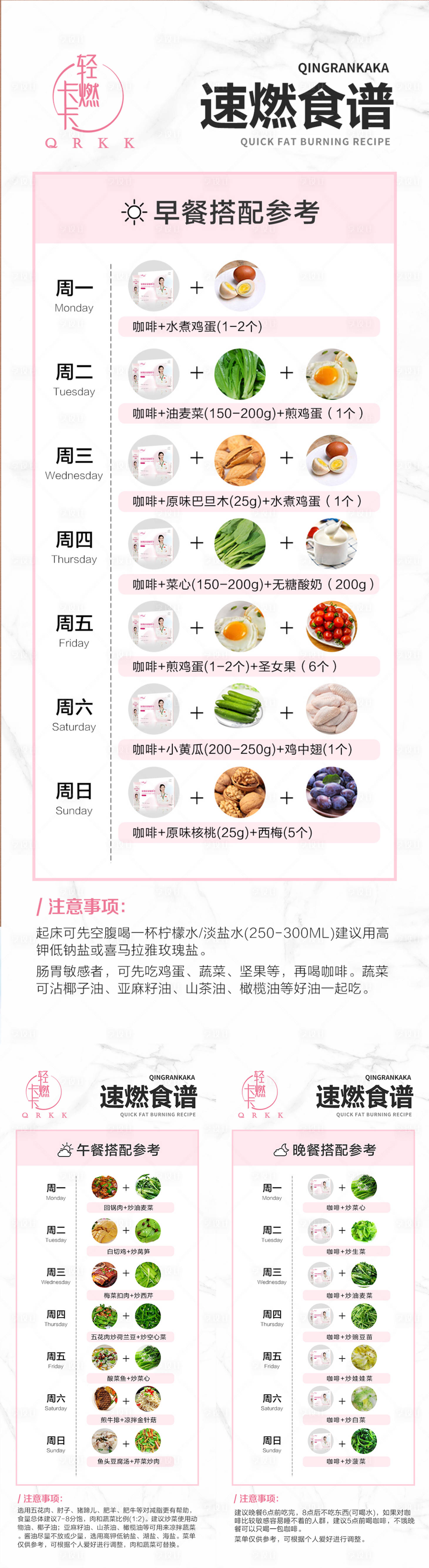 源文件下载【生酮减肥防弹咖啡减肥食谱海报】编号：91820008047272524