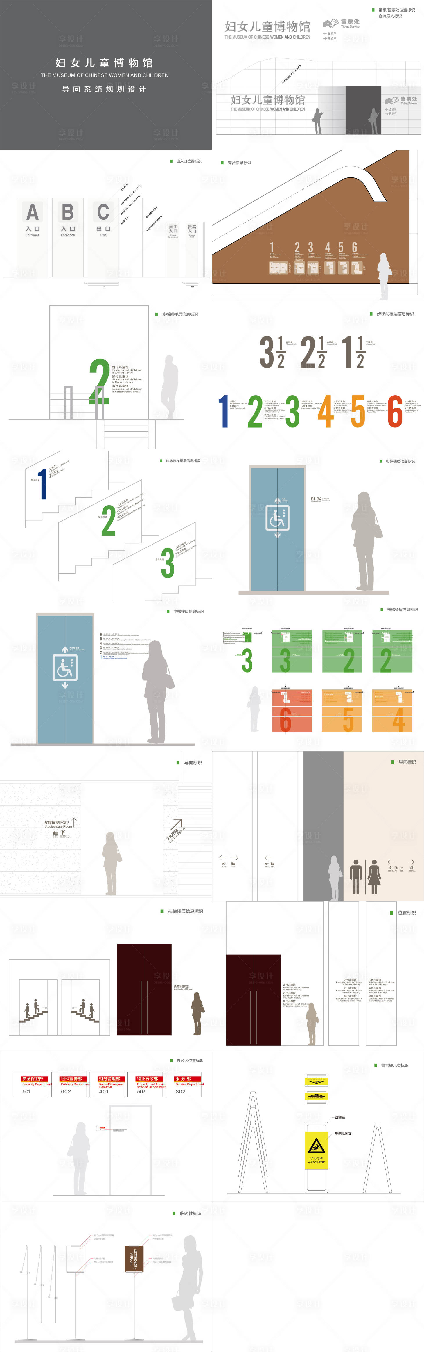 编号：20220101171903263【享设计】源文件下载-妇女儿童博物馆导视方案