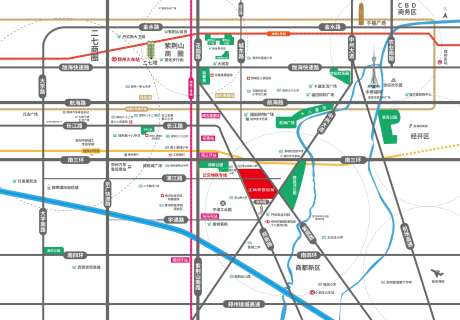 源文件下载【地产区位图海报】编号：98870007935218328
