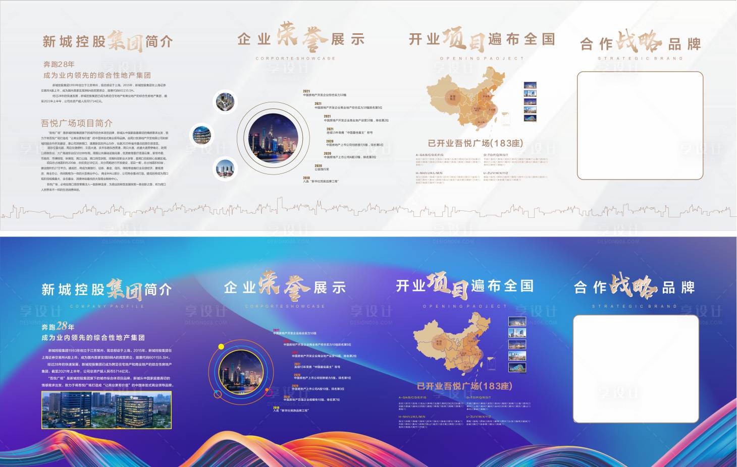 源文件下载【享设计】搜索编号：21870008223576742【房地产品牌墙广告展板】