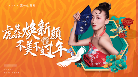 源文件下载【医美新年海报】编号：34030008258746317