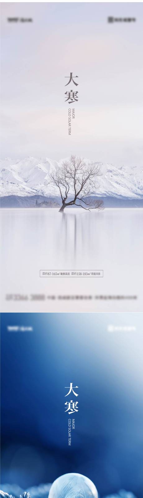 源文件下载【大寒节气海报】编号：60400008045547799