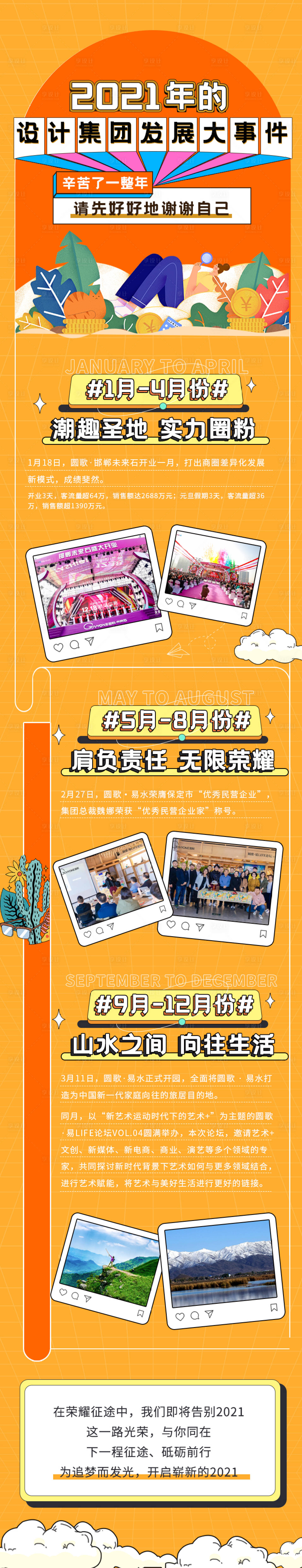 源文件下載【享設計】搜索編號：24320008078609587【創意插畫年終總結長圖h5】
