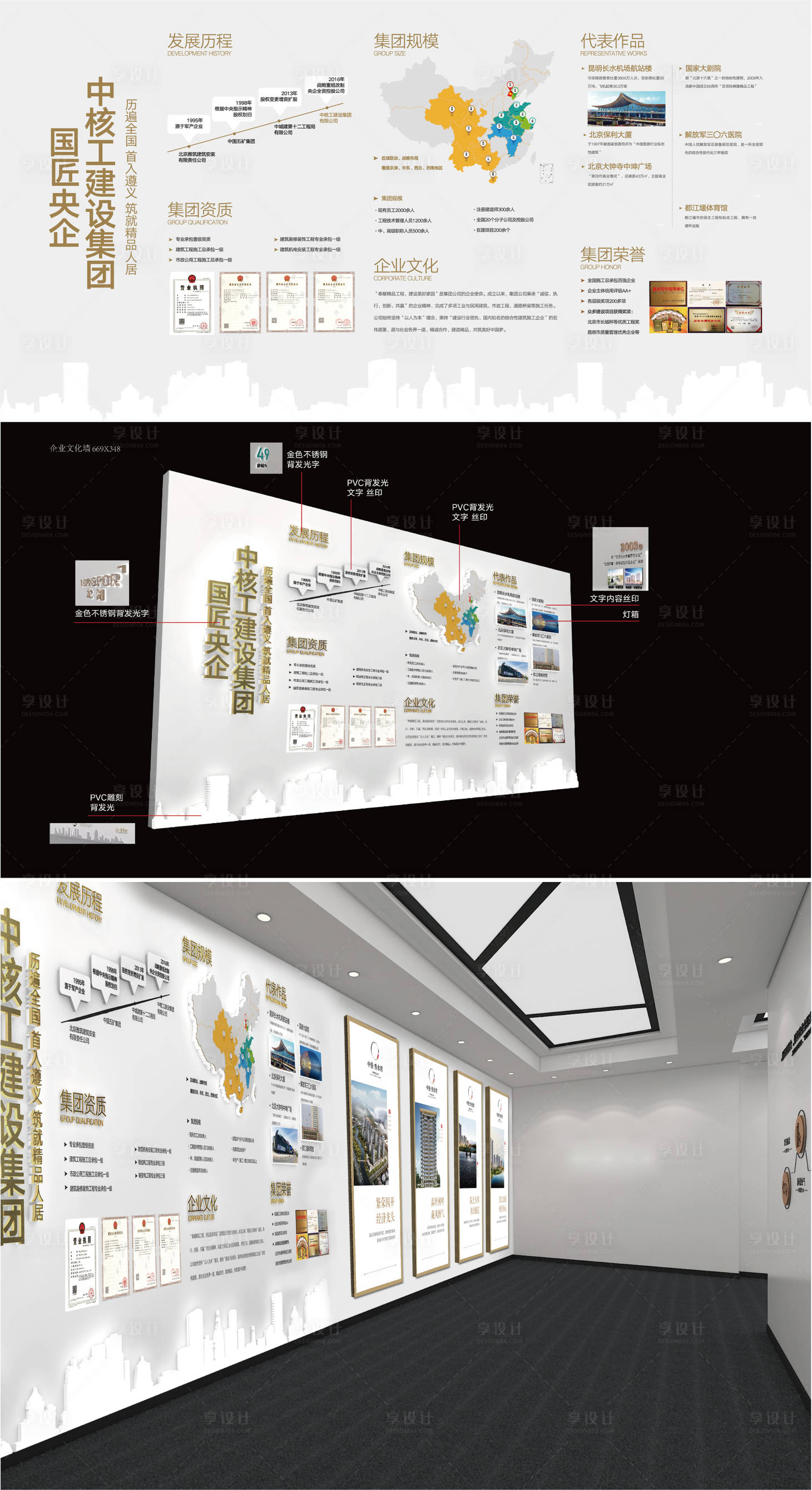 源文件下载【享设计】搜索编号：94020008173421555【地产看房通道品牌墙】
