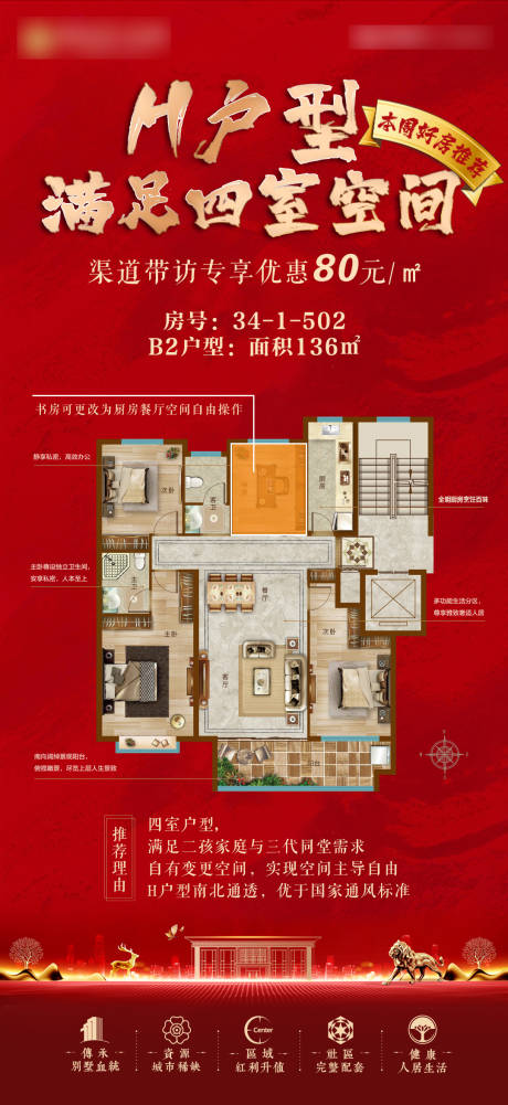 源文件下载【地产促销海报】编号：32060008075372032