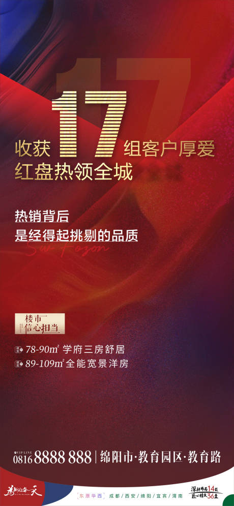 源文件下载【地产热销海报】编号：62490008100984896