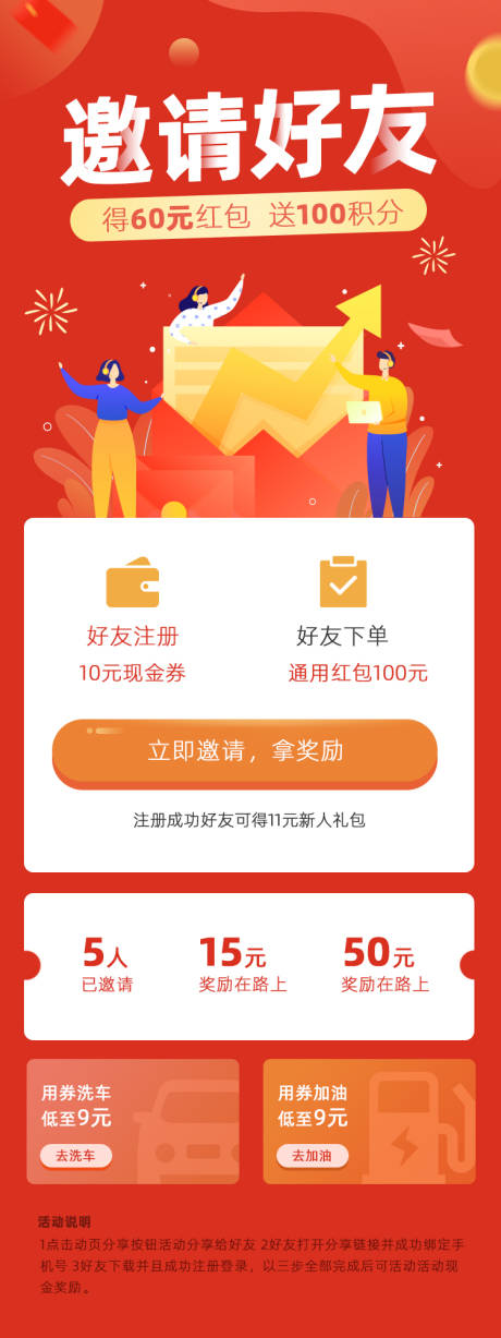 源文件下载【邀请加油优惠活动海报】编号：19270008046976469