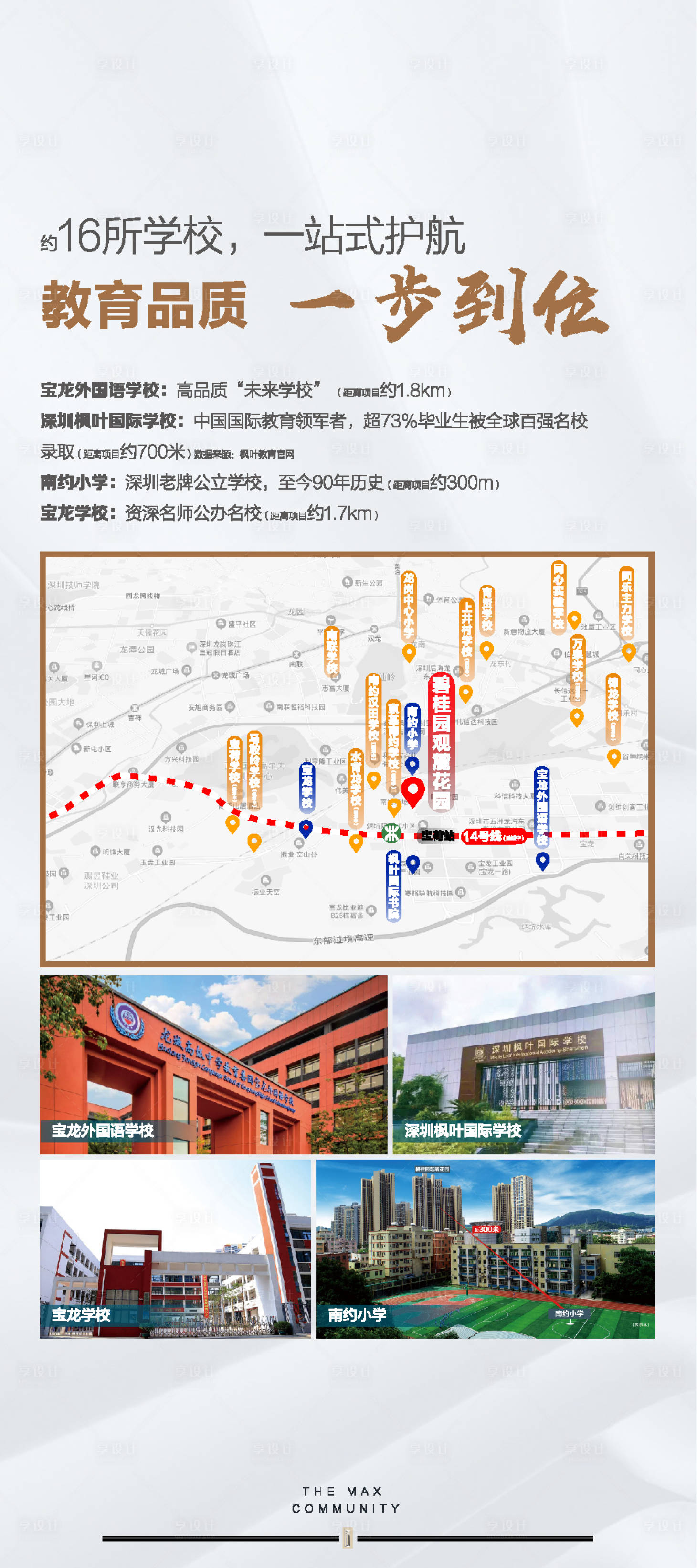 源文件下載【享設計】搜索編號：34130008187794234【地產學區配套海報】