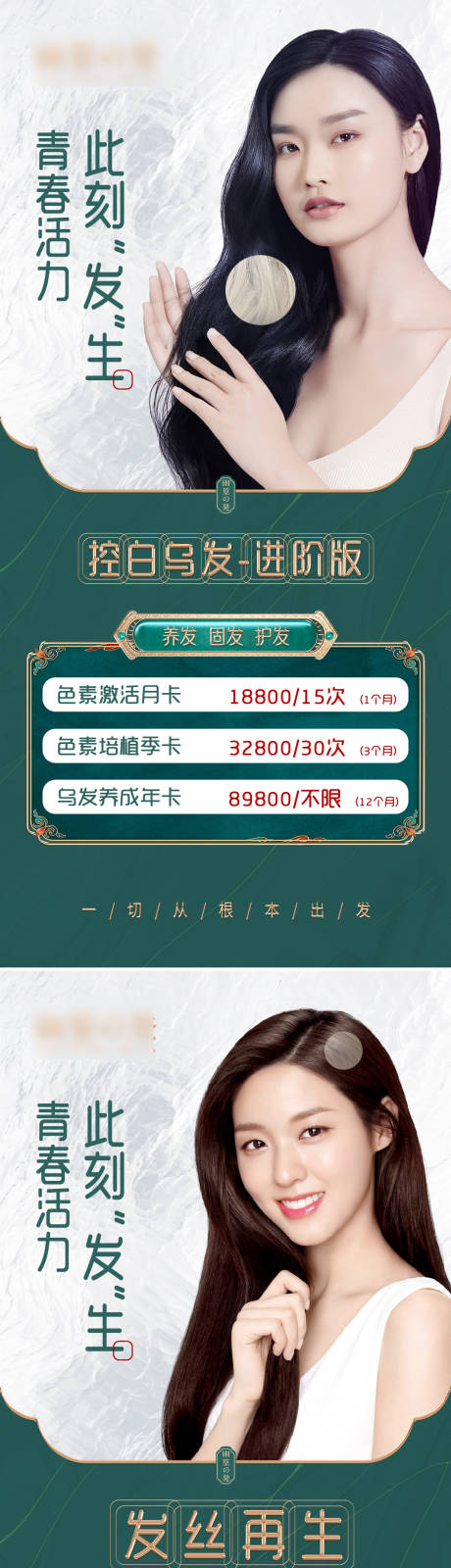 源文件下载【医美养发系列海报】编号：63240008083836299