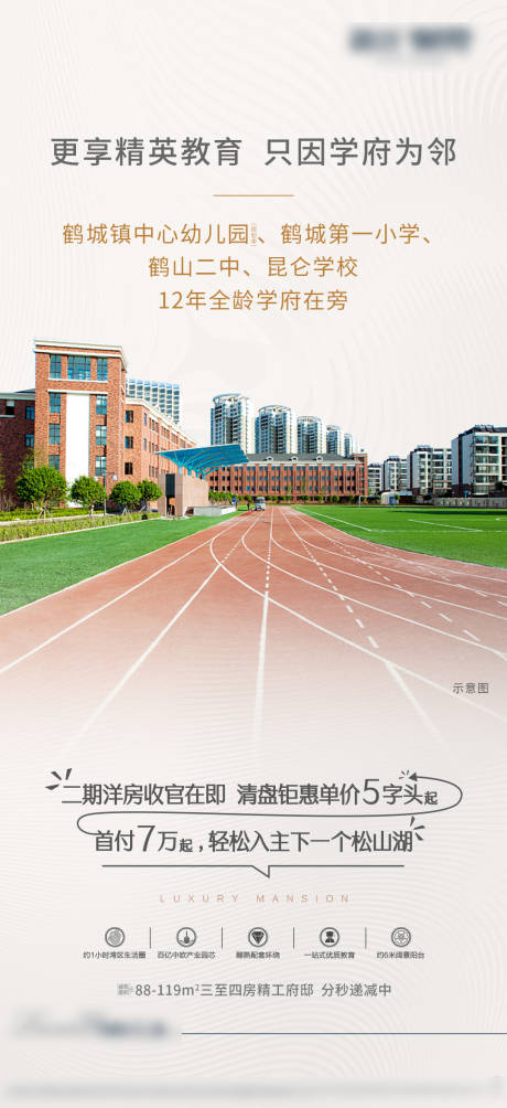 源文件下载【楼盘房地产价值促销海报设计】编号：80140007955266616