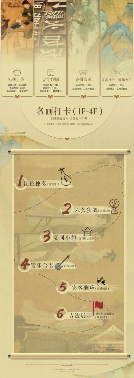 源文件下載【享設計】搜索編號：17330008252363009【古風打卡線路圖創意海報】