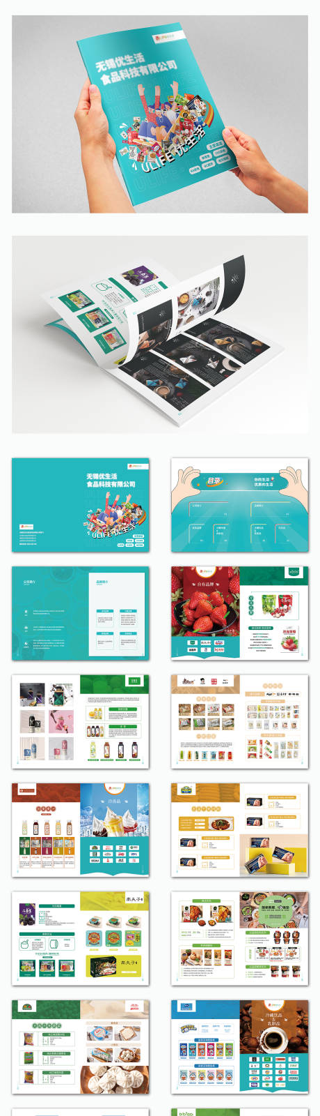 源文件下载【零售食品公司产品手册画册】编号：20220111203510698