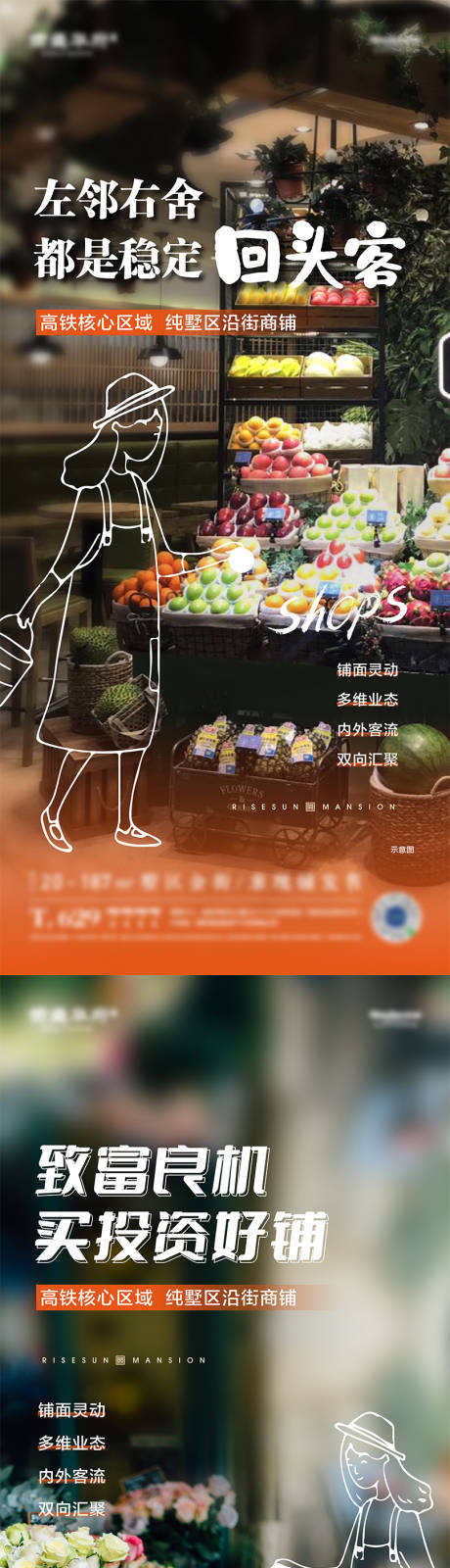 源文件下载【地产商业商铺业态价值单图】编号：58690008225539070