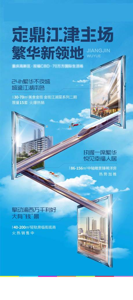 源文件下載【享設計】搜索編號：32250007951358993【輕軌房地產創意展架】