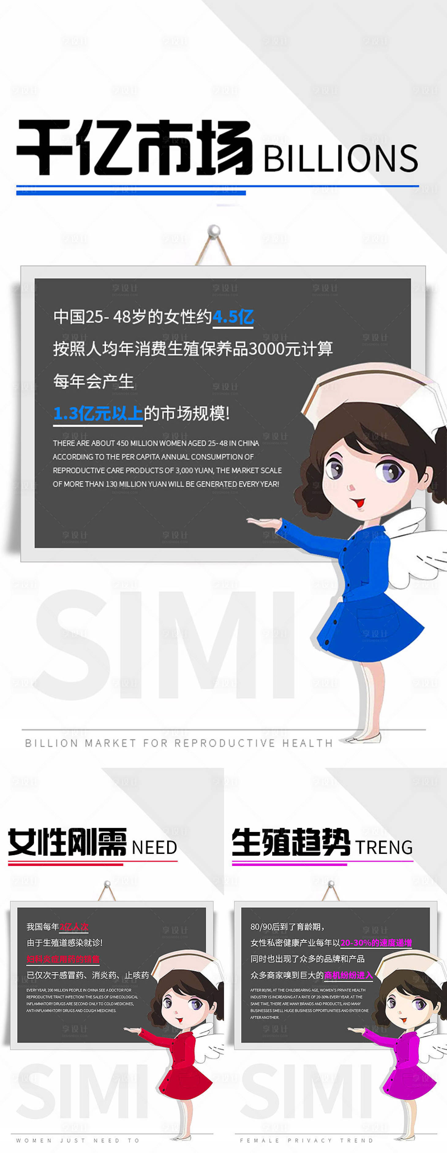 源文件下载【享设计】搜索编号：45960008176132935【女性私密市场趋势系列海报】