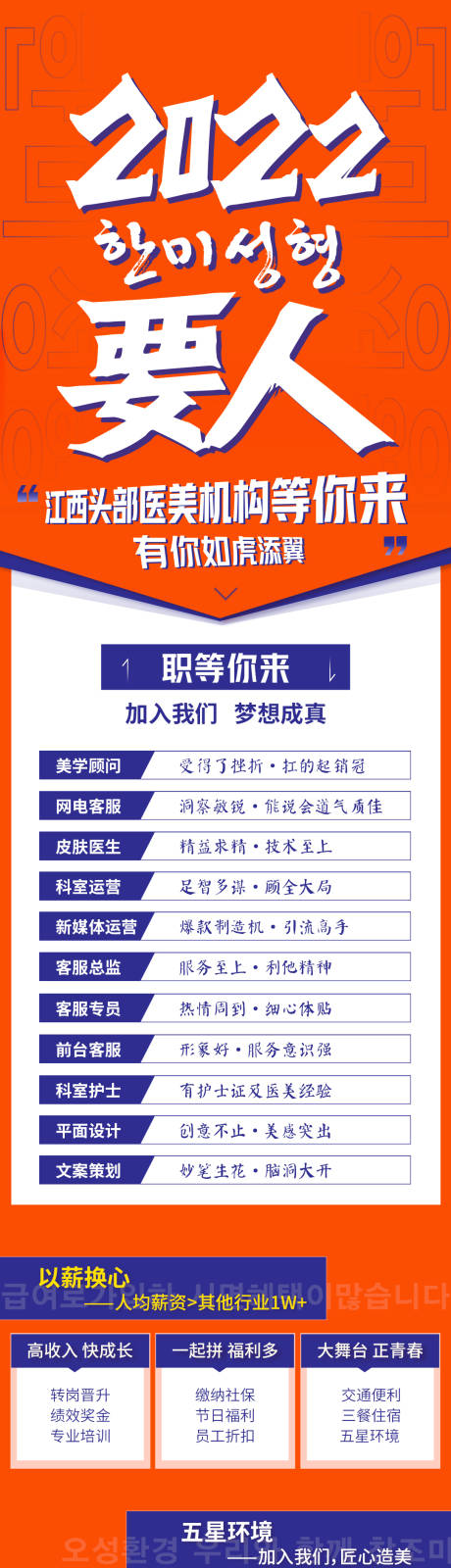 源文件下载【医美招聘2022年招聘要人长图】编号：45940008087342857