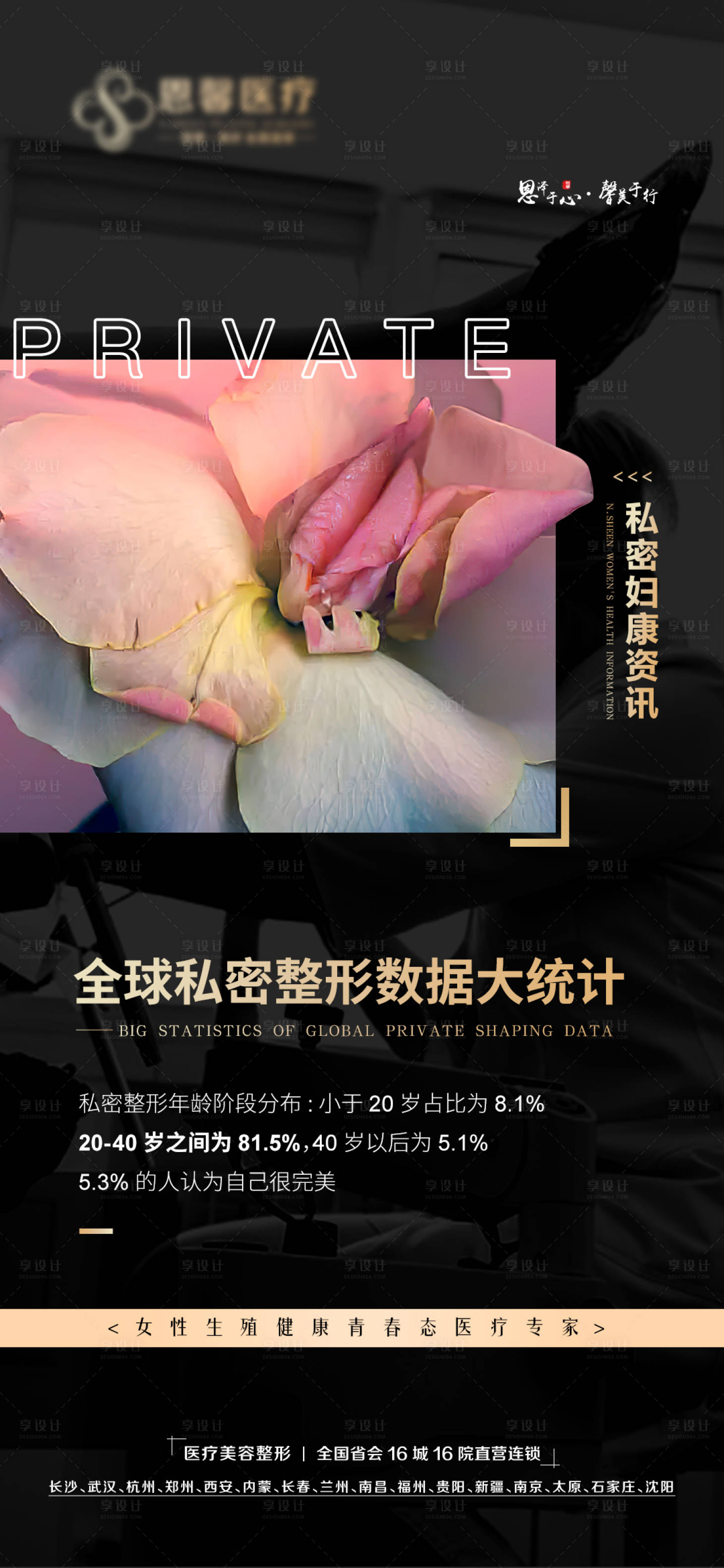 源文件下載【享設計】搜索編號：37080008106879242【私密整形數據統計海報】