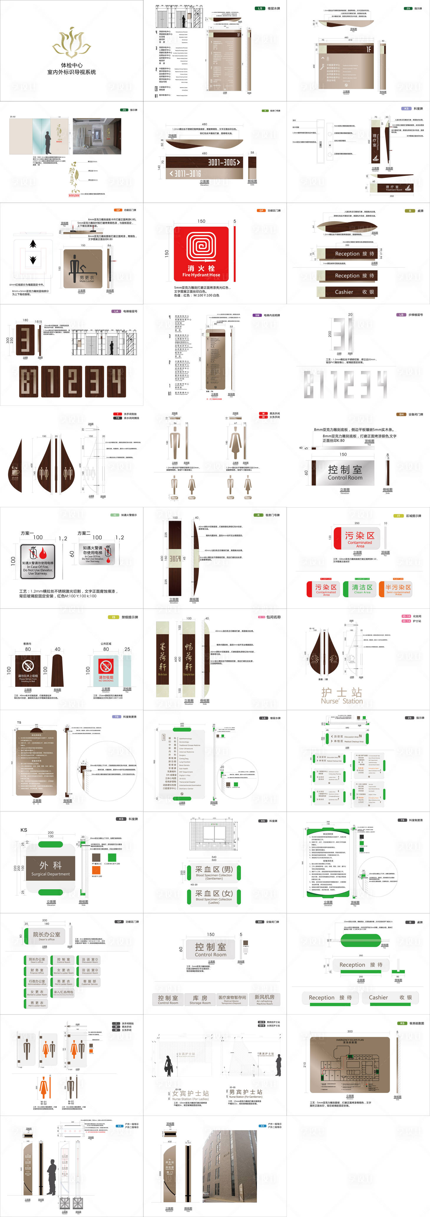 源文件下载【享设计】搜索编号：16910007961699781【体检中心导视设计方案】