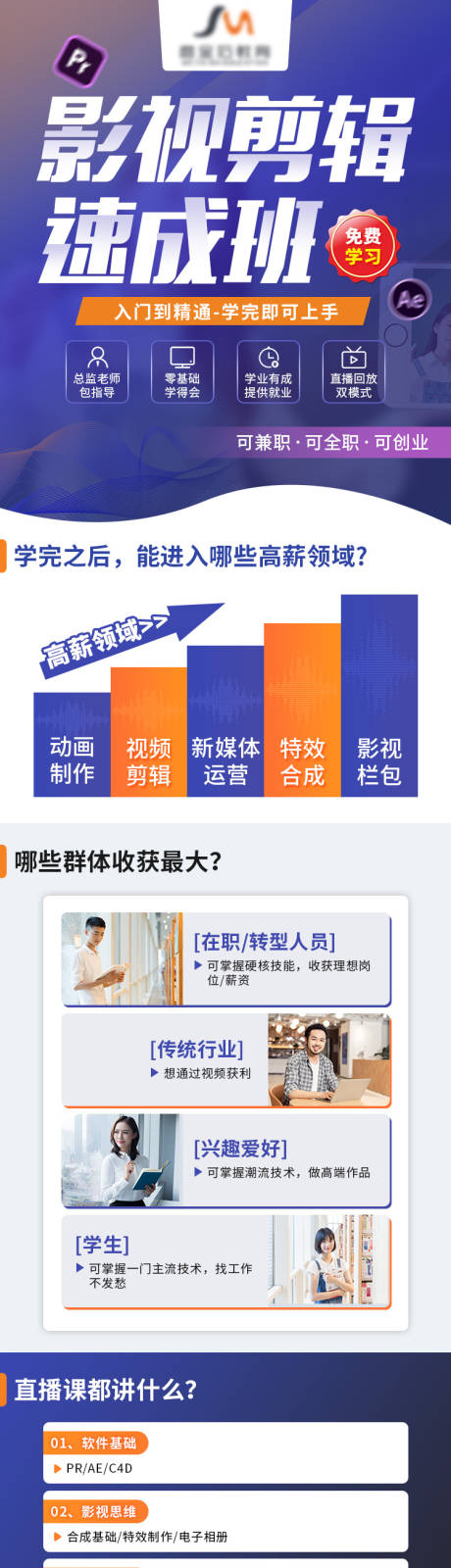 源文件下载【影视剪辑速成班H5专题设计】编号：10160008258566521