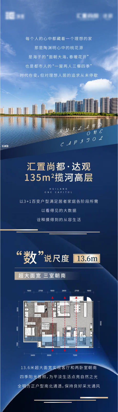 源文件下载【享设计】搜索编号：42110008201585172【房地产户型价值点长图海报】