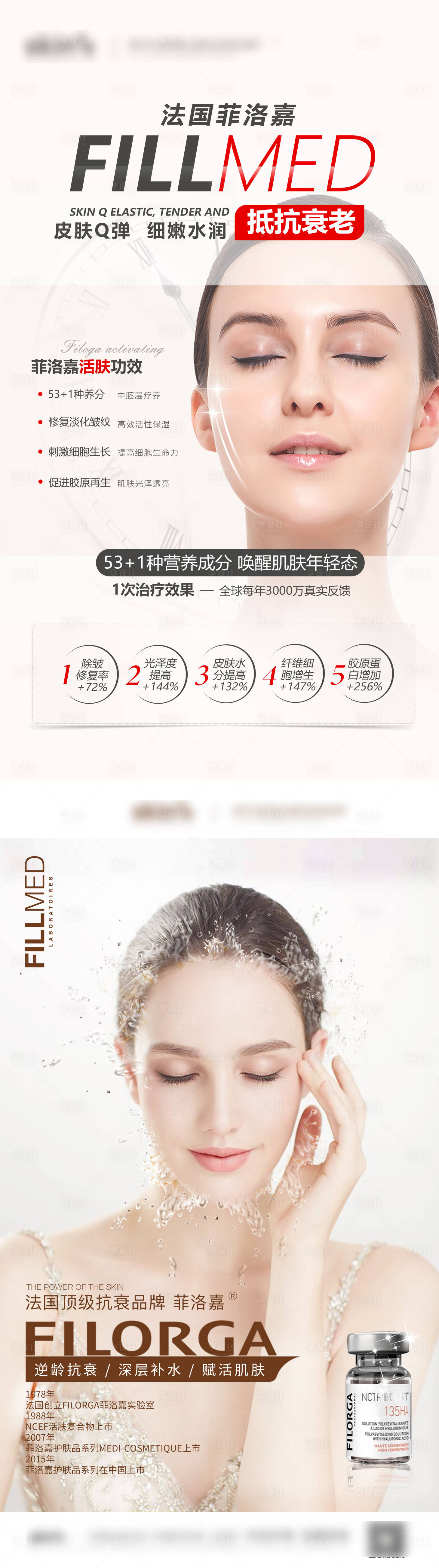 源文件下載【享設計】搜索編號：20490008243358045【醫美菲洛嘉產品系列海報】