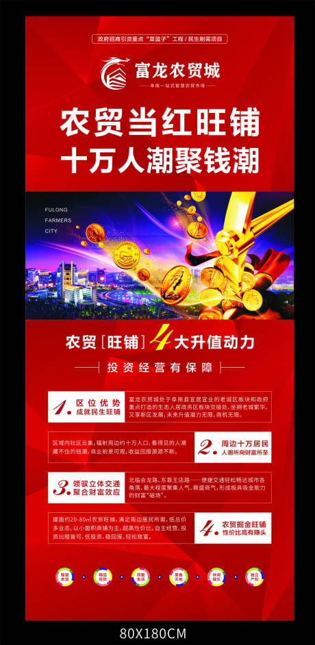 源文件下载【房地产农贸市场展架】编号：90610008630571069