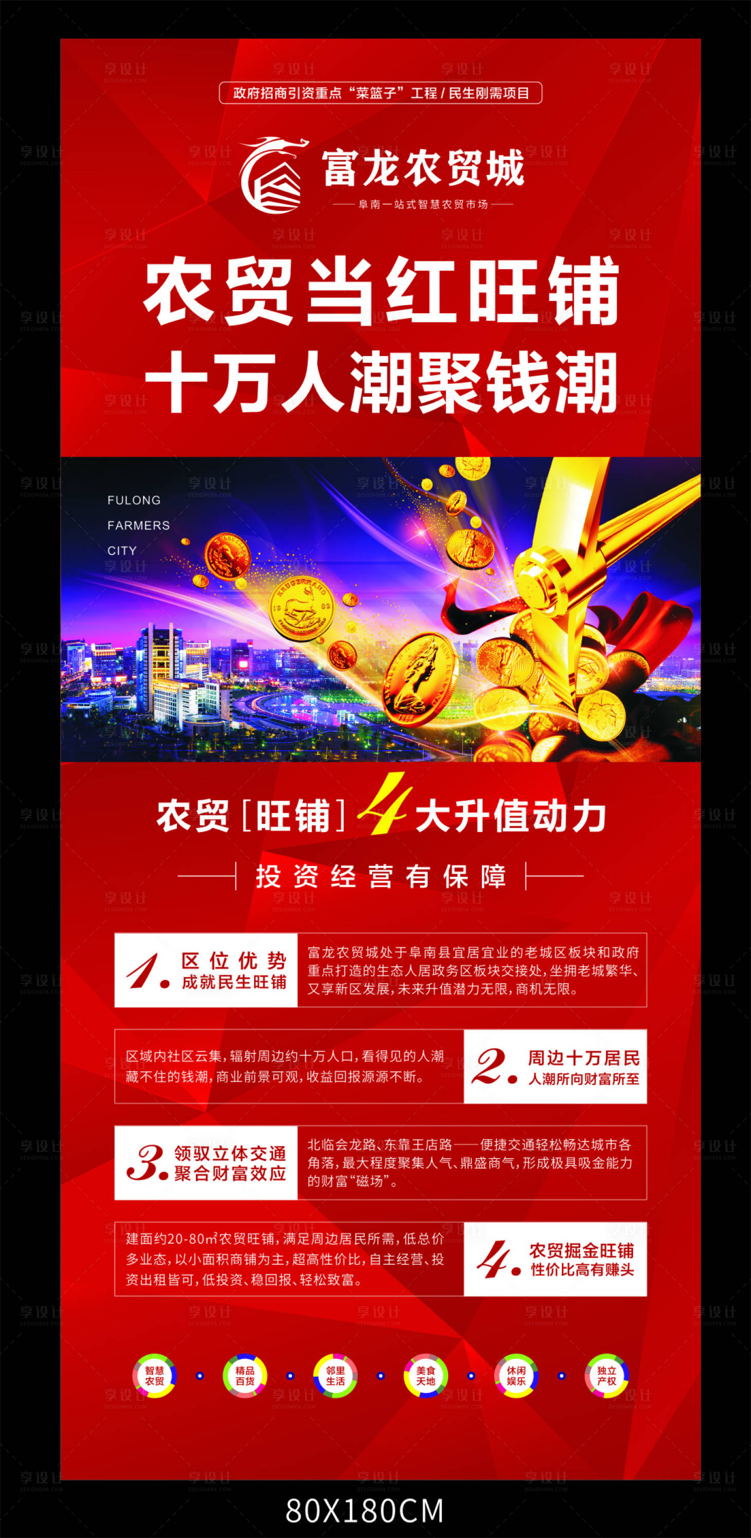 源文件下載【享設(shè)計】搜索編號：90610008630571069【房地產(chǎn)農(nóng)貿(mào)市場展架】