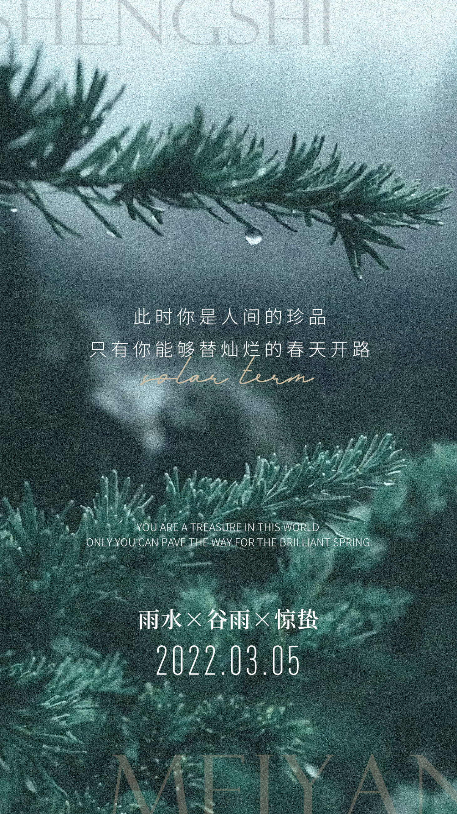 源文件下載【享設計】搜索編號：87440008531538711【地產雨水谷雨驚蟄節氣系列海報】
