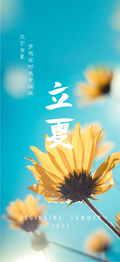 源文件下载【立夏节气海报】编号：96070008509739188