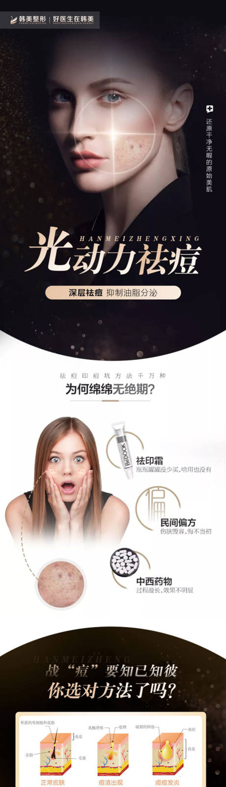 源文件下载【医美整形光动力祛痘详情页】编号：80990008370031144