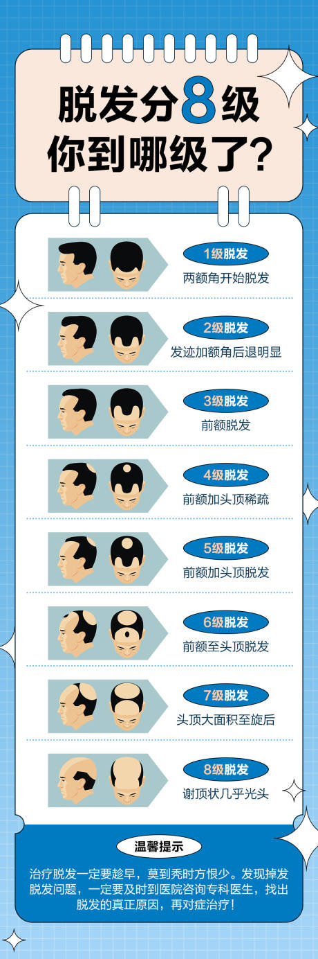 编号：20220214163831110【享设计】源文件下载-脱发等级