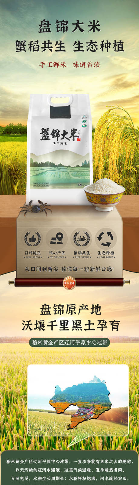 源文件下載【大米生態種植詳情頁】編號：38220008473782979