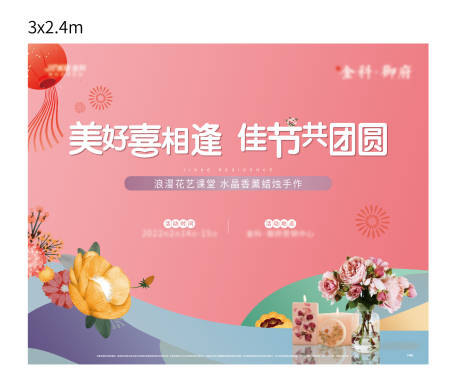 源文件下载【香薰蜡烛背景板】编号：36230008410536086