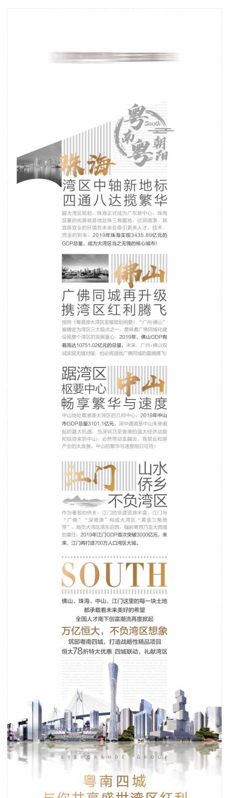 源文件下载【房地产大湾区城市长图海报】编号：99670008500672989