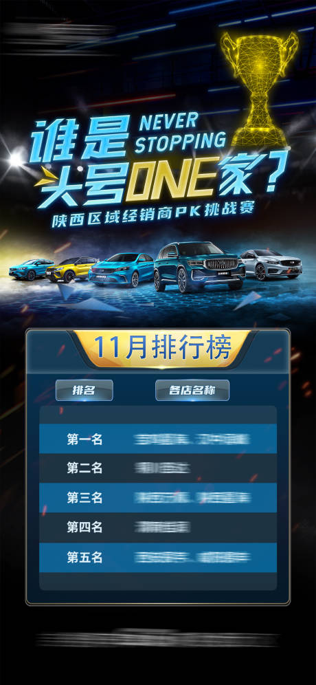 源文件下載【享設計】搜索編號：17910008517034529【汽車月度排名海報】