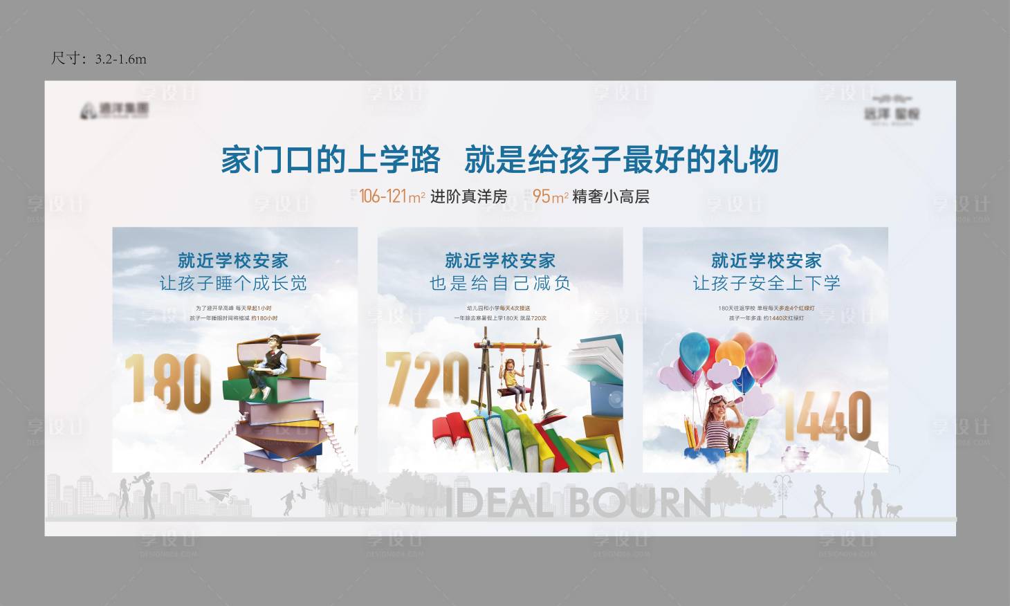 源文件下载【享设计】搜索编号：70670008609041870【地产价值点展板】