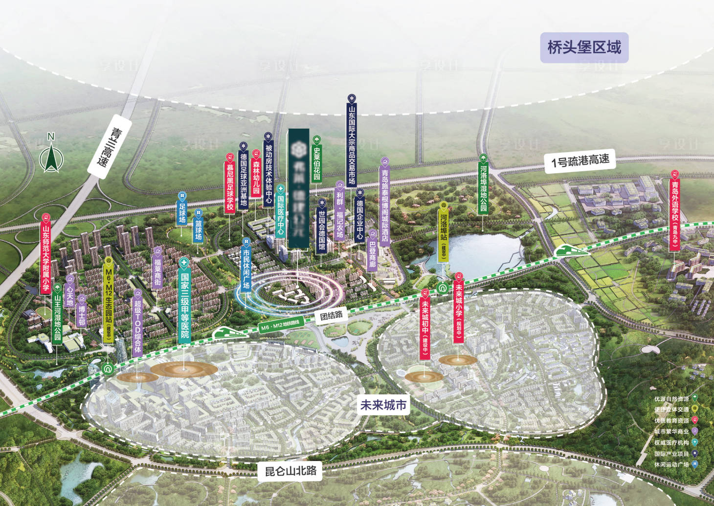 源文件下载【地产配套图规划地图】编号：20220227155042499