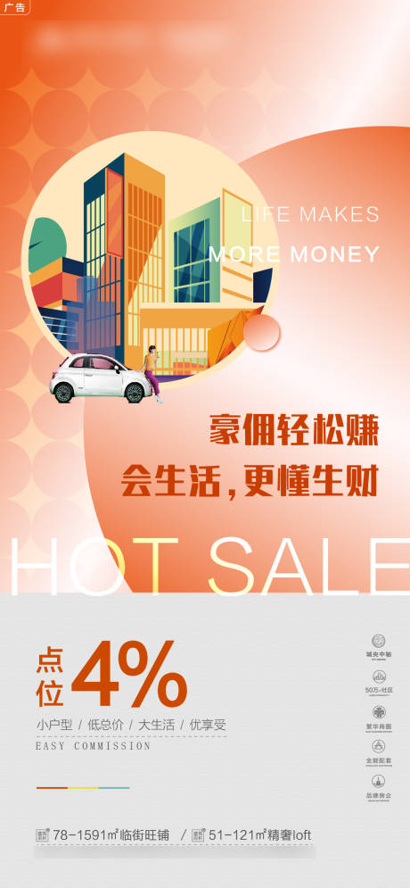 源文件下載【享設計】搜索編號：88560008545061498【地產商鋪loft海報】