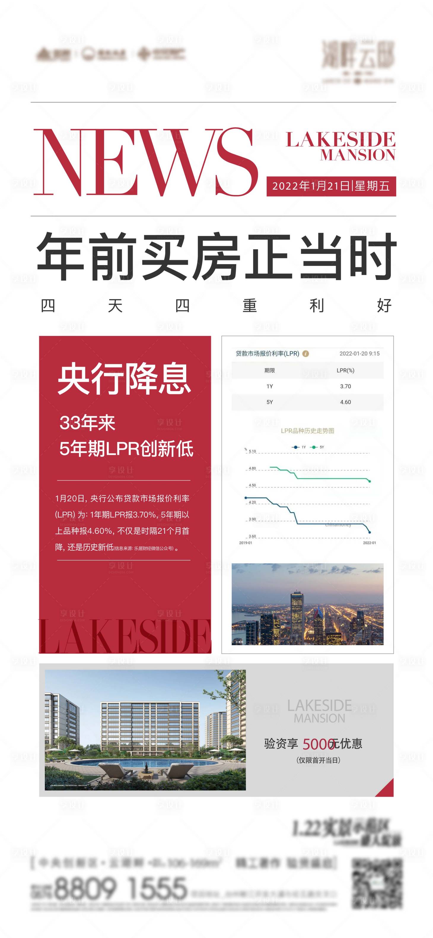 源文件下載【享設計】搜索編號：45170008327647460【房地產政策利好刷屏海報】