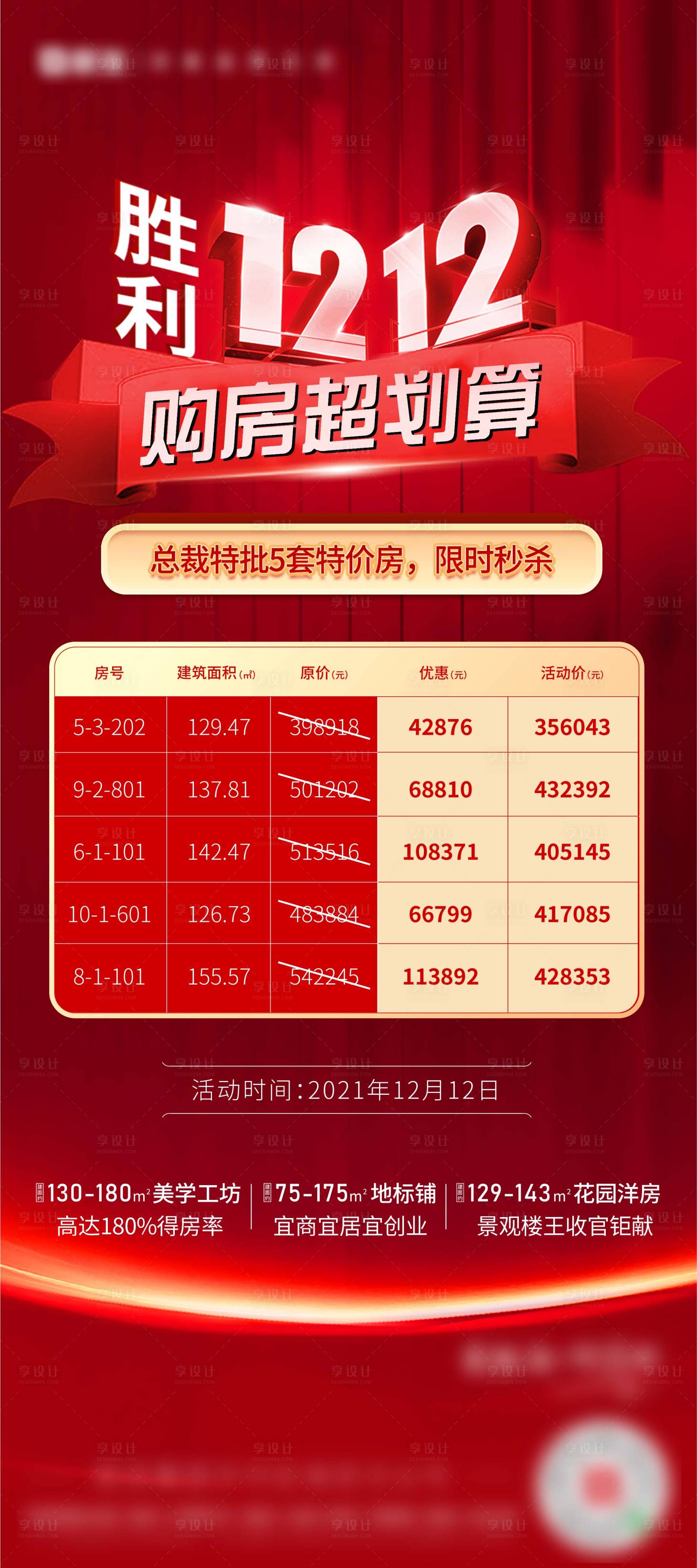 源文件下載【雙12地產促銷展架】編號：41640008481891944