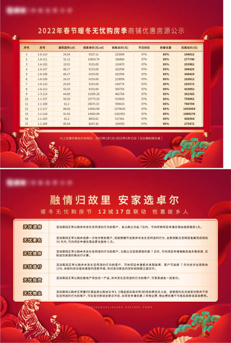 源文件下载【地产新年活动特价海报】编号：82250008556436325